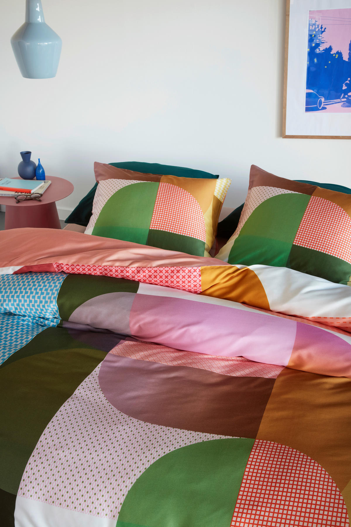 WENDEBETTWÄSCHE Sway Satin 140/200 cm  - Multicolor, Basics, Textil (140/200cm) - Novel