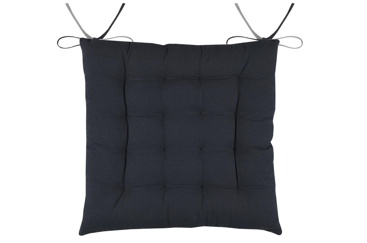 JASTUK ZA STOLICU antracit  - antracit, Konvencionalno, tekstil (40/40cm)