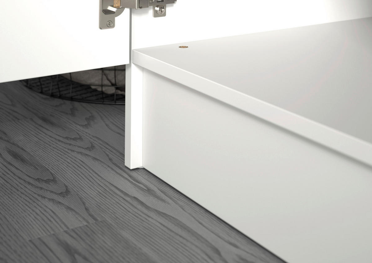 HAUSWIRTSCHAFTSRAUM 145/195/62 cm Weiss  - Weiss, Basics, Holzwerkstoff (145/195/62cm) - MID.YOU