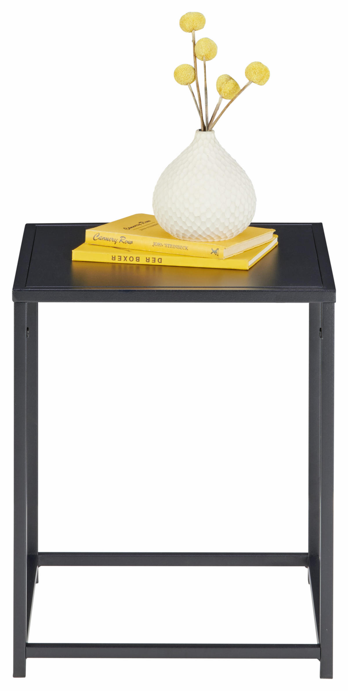 BEISTELLTISCH in Metall 38/37/45,7 cm  - Schwarz, Trend, Metall (38/37/45,7cm) - Carryhome