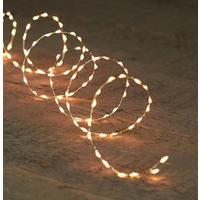 Lichterkette mit 132 LED´s 200 cm  - Silberfarben, Basics, Kunststoff/Metall (200cm) - X-Mas