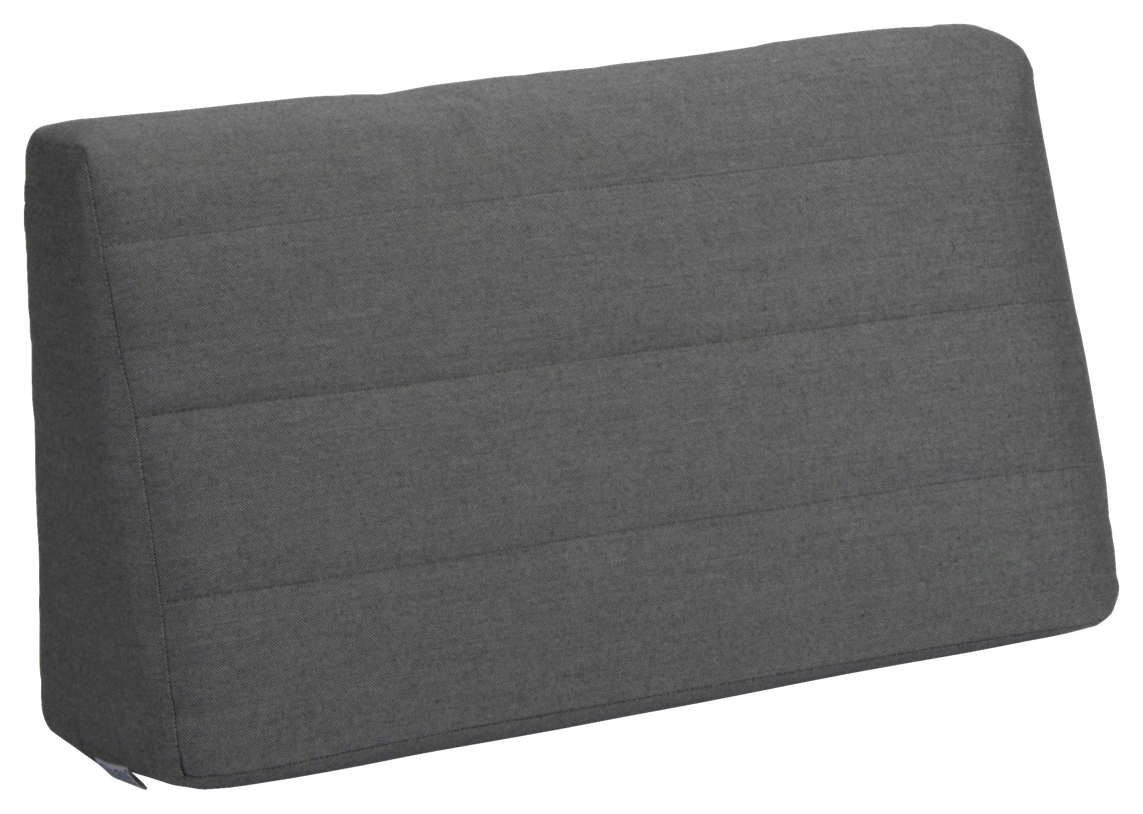RÜCKENKISSEN Uni - Grau, Basics, Textil (75/40/10-20cm) - Stern