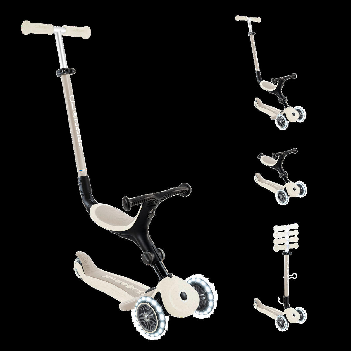 DREIRAD GO-UP ACTIVE LIGHTS ECO  - Perlmutt, Basics, Kunststoff (67/28/95,5cm) - GLOBBER