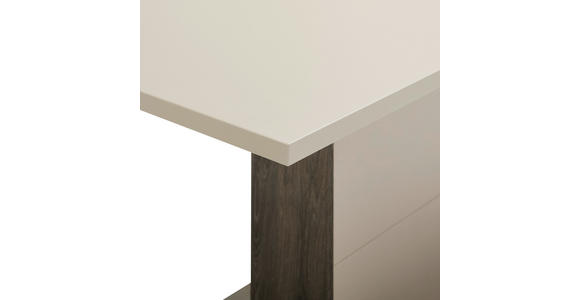 ESSTISCH - Eichefarben/Grau, MODERN, Holzwerkstoff (160/78/90cm) - Hom`in