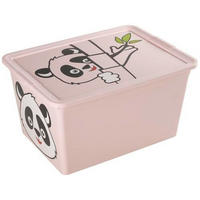 KUTIJA ZA IGRAČKE  Panda  - pink, Basics, plastika (48,5/36/25cm) - My Baby Lou