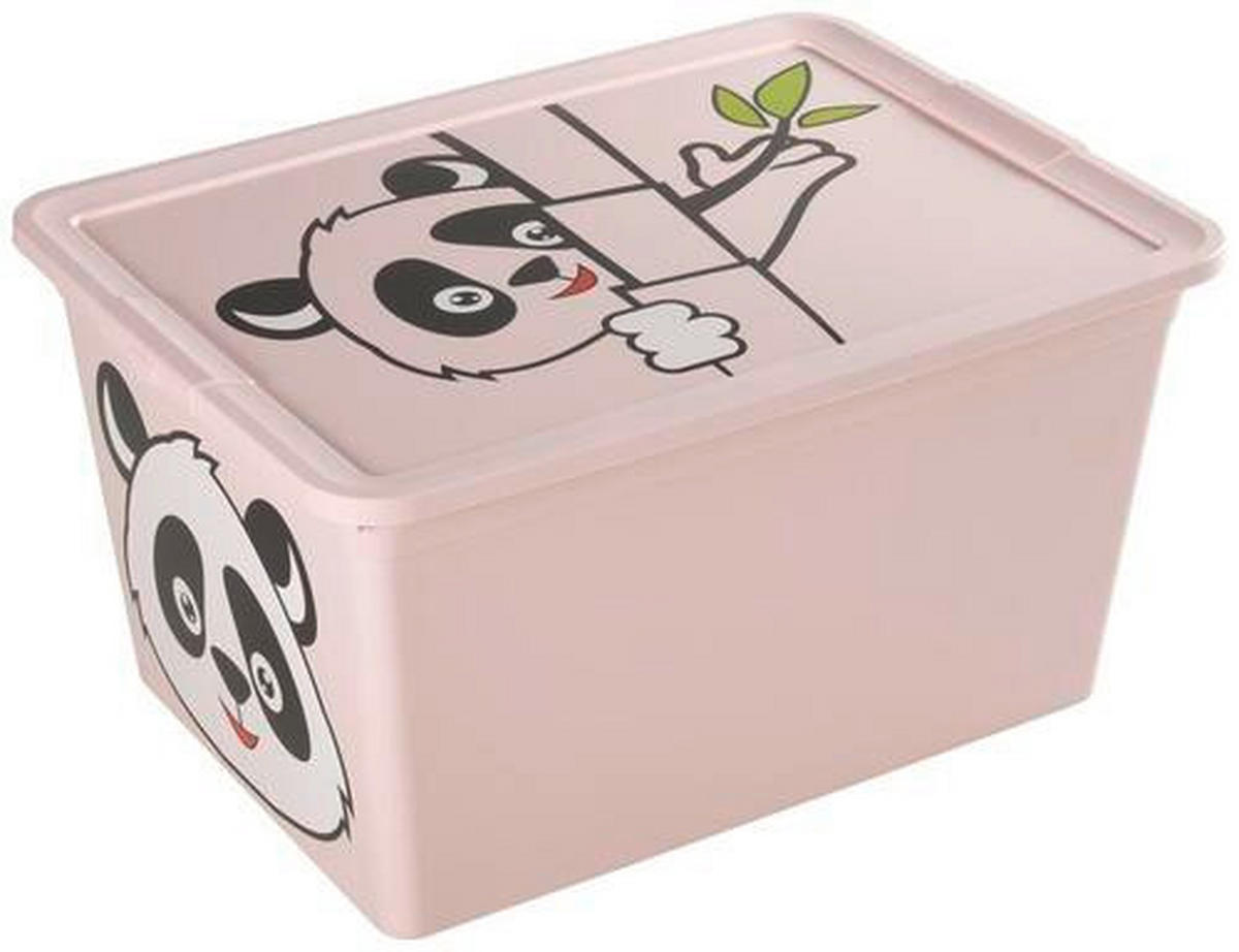 KUTIJA ZA IGRAČKE  Panda  - pink, Basics, plastika (48,5/36/25cm) - My Baby Lou