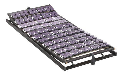 TELLERLATTENROST 80/200 cm Kopfteil, Fußteil verstellbar, Buche  - Wengefarben/Violett, Basics, Holz (80/200cm) - Novel