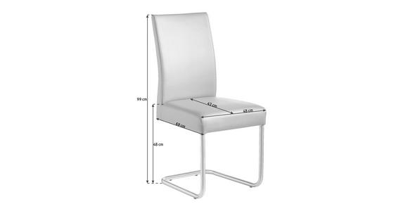 SCHWINGSTUHL Webstoff Edelstahlfarben, Limette - Edelstahlfarben/Limette, Design, Textil/Metall (48/99/69cm) - Valnatura