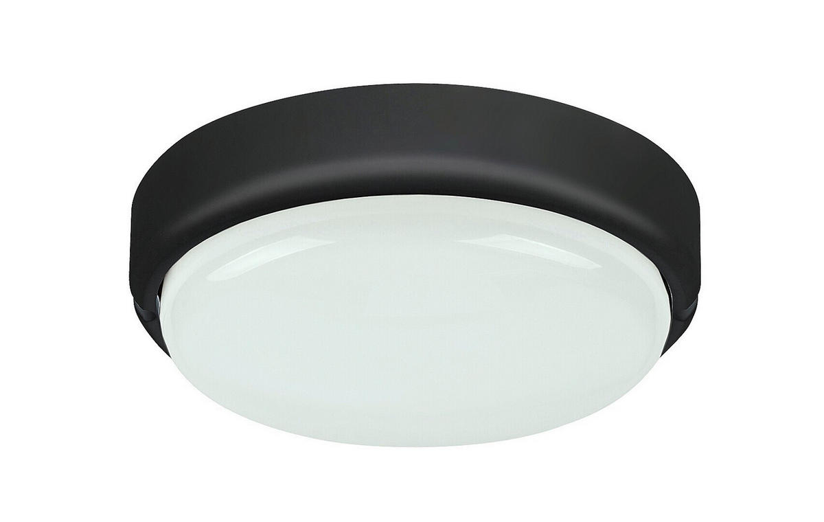 STROPNA SVJETILJKA VANJSKA Hort  - bijela/crna, Basics, plastika (19/6cm)