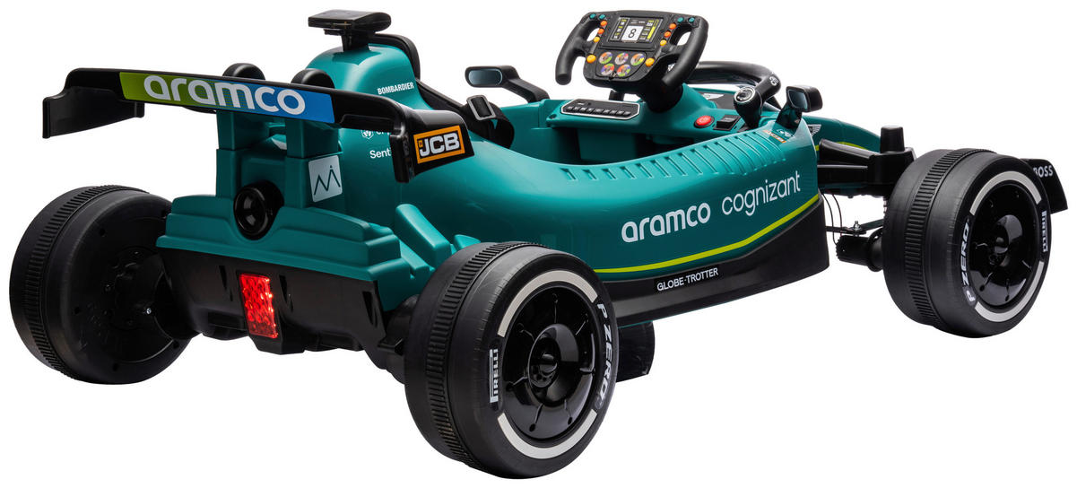 ELEKTRO-KINDERAUTO ASTON MARTIN Grün, Schwarz  - Schwarz/Grün, KONVENTIONELL, Kunststoff/Metall (137/72/44cm)