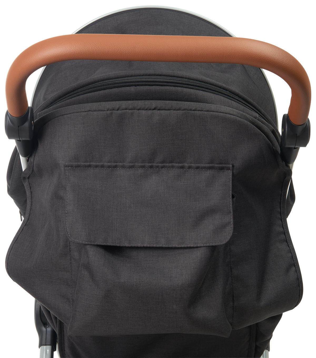 BUGGY Smart  - Dunkelgrau/Alufarben, Trend, Textil/Metall (115/56/105cm) - Jimmylee