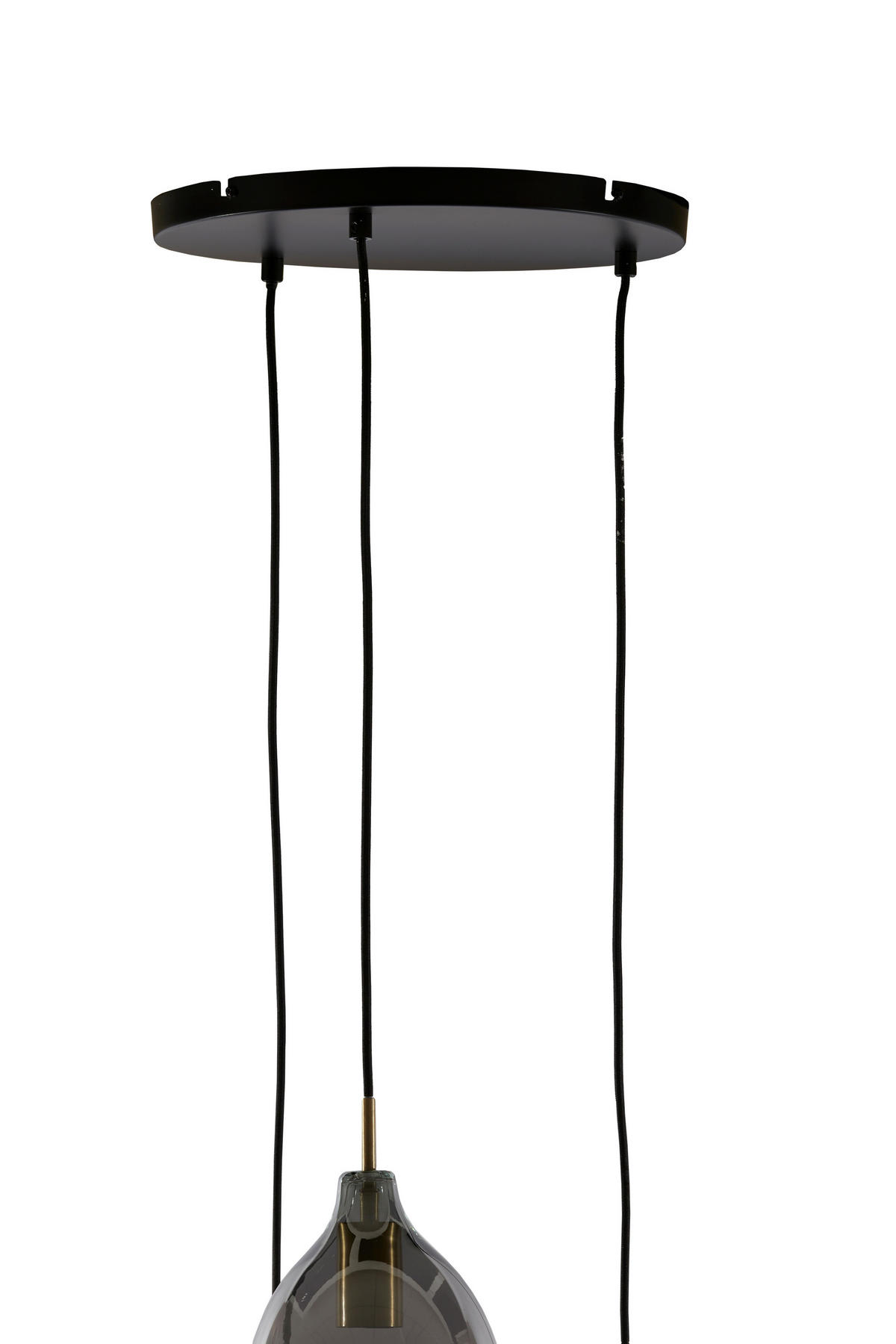 HÄNGELEUCHTE LUKARO 35/32/35 cm   - Grau, Basics, Glas/Metall (35/32/35cm) - Light & Living