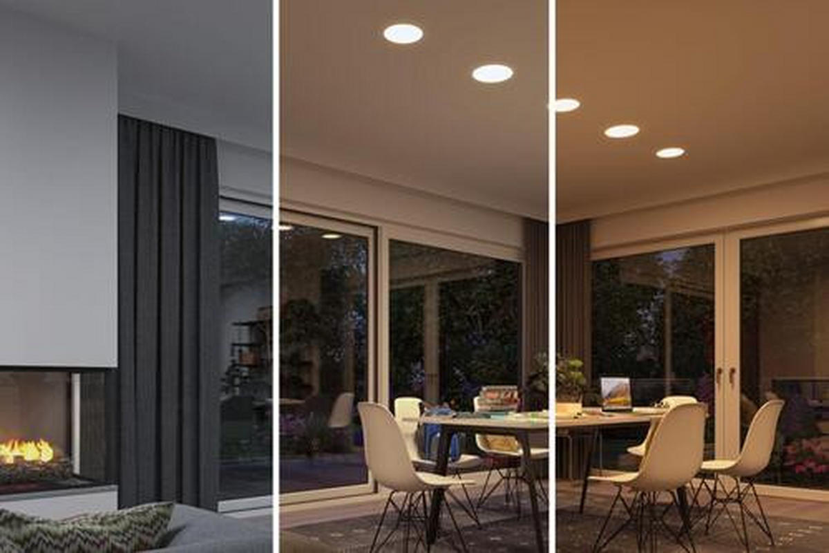 LED-PANEEL 21,5/21,5/1 cm  - Weiß, Basics, Kunststoff (21,5/21,5/1cm) - Paulmann