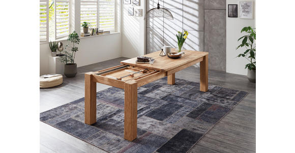 AUSZIEHTISCH Eichefarben rechteckig ausziehbar - Eichefarben, Basics, Holz (160-230/90/76cm) - Linea Natura