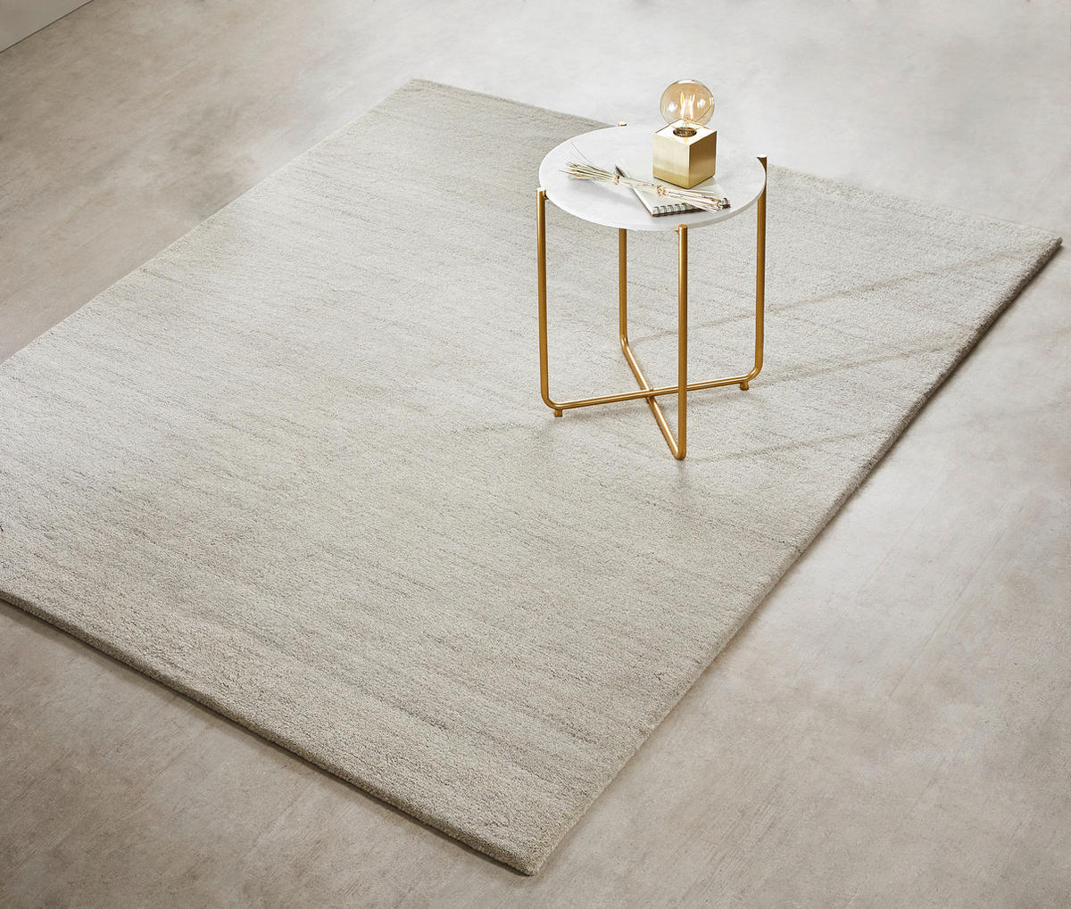BERBERTEPPICH 70/140 cm Grau  - Grau, Natur, Textil (70/140cm) - Linea Natura