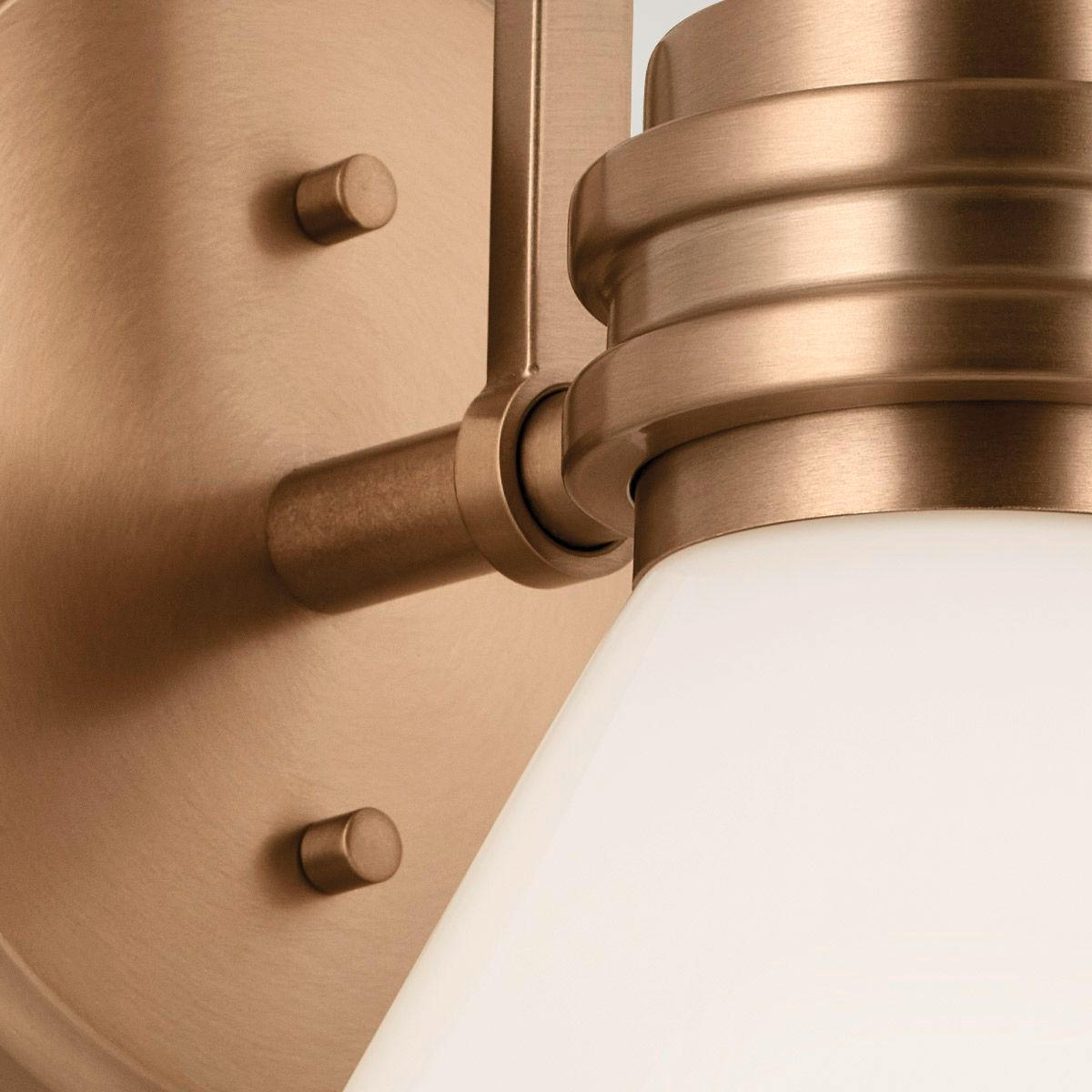 BADEZIMMER-WANDLEUCHTE Masthead   - Champagner/Schwarz, KONVENTIONELL, Glas/Metall (2,40/1,78/2,15cm) - Elstead Lighting