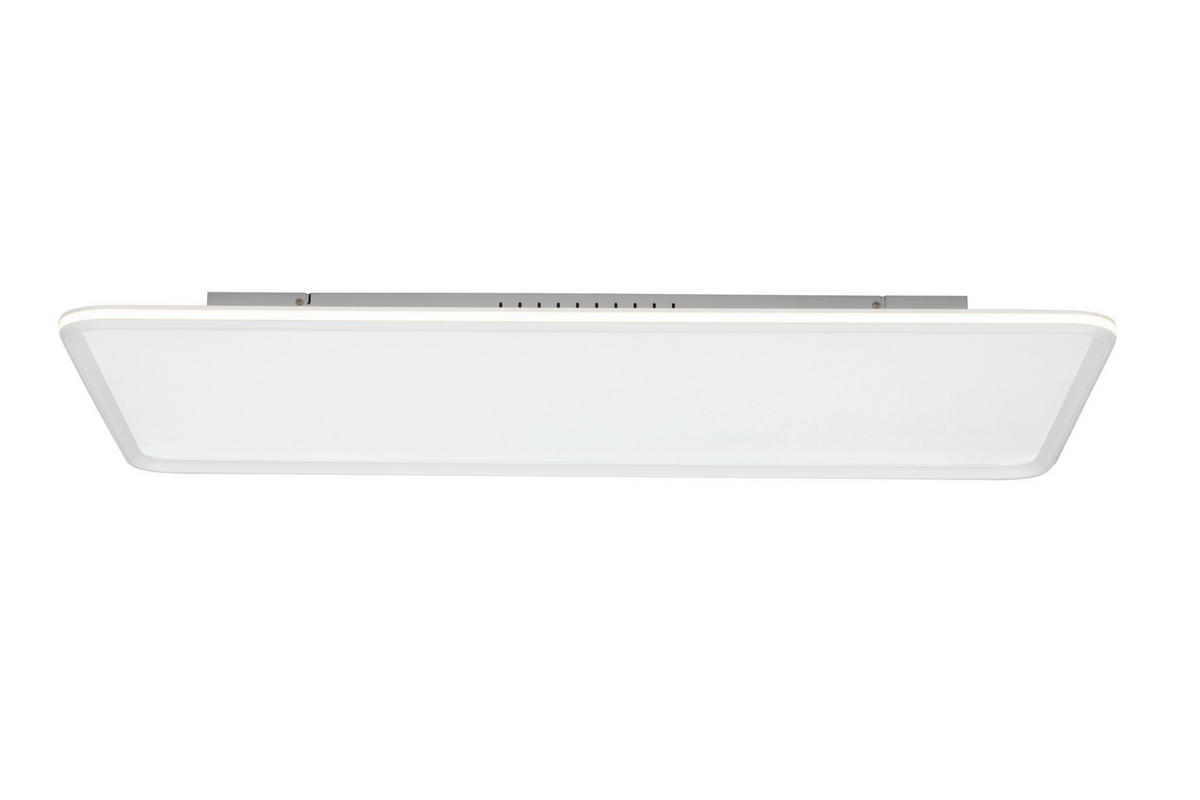 LED-DECKENLEUCHTE Bosona 110/60/7 cm  - Weiß, Basics, Kunststoff/Metall (110/60/7cm) - Novel