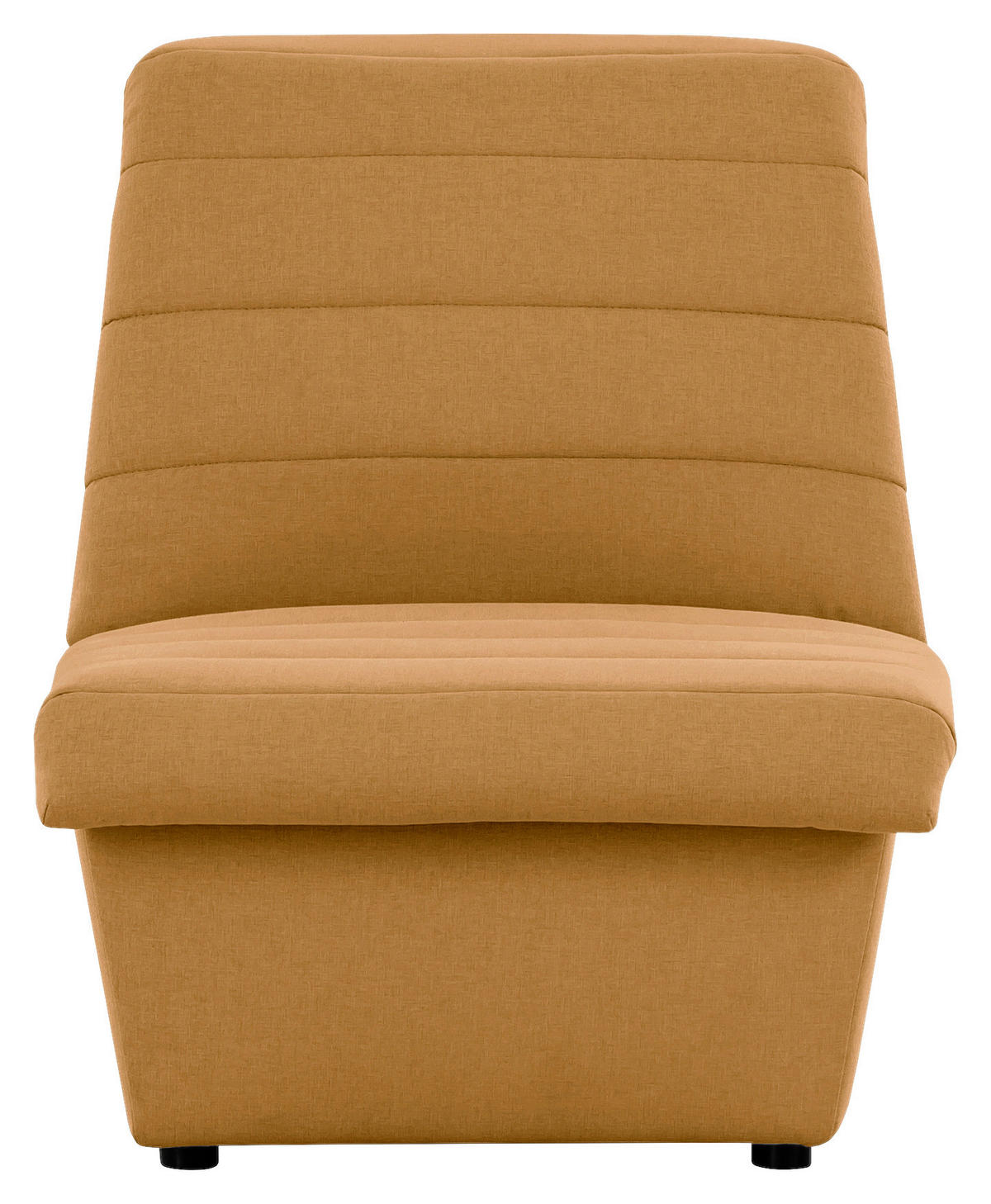 SESSEL Webstoff Senfgelb    - Senfgelb/Schwarz, Design, Kunststoff/Textil (72/92/103cm) - LOOKS by W.Joop