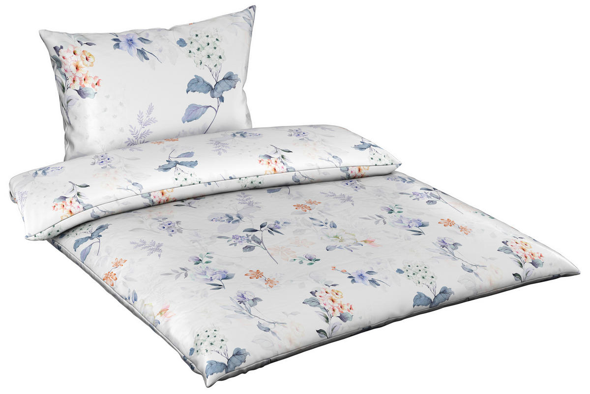 POSTELJNINA BLOSSOM 220/240 cm saten večbarvno  - večbarvno, Konvencionalno, tekstil (220/240cm) - Esposa