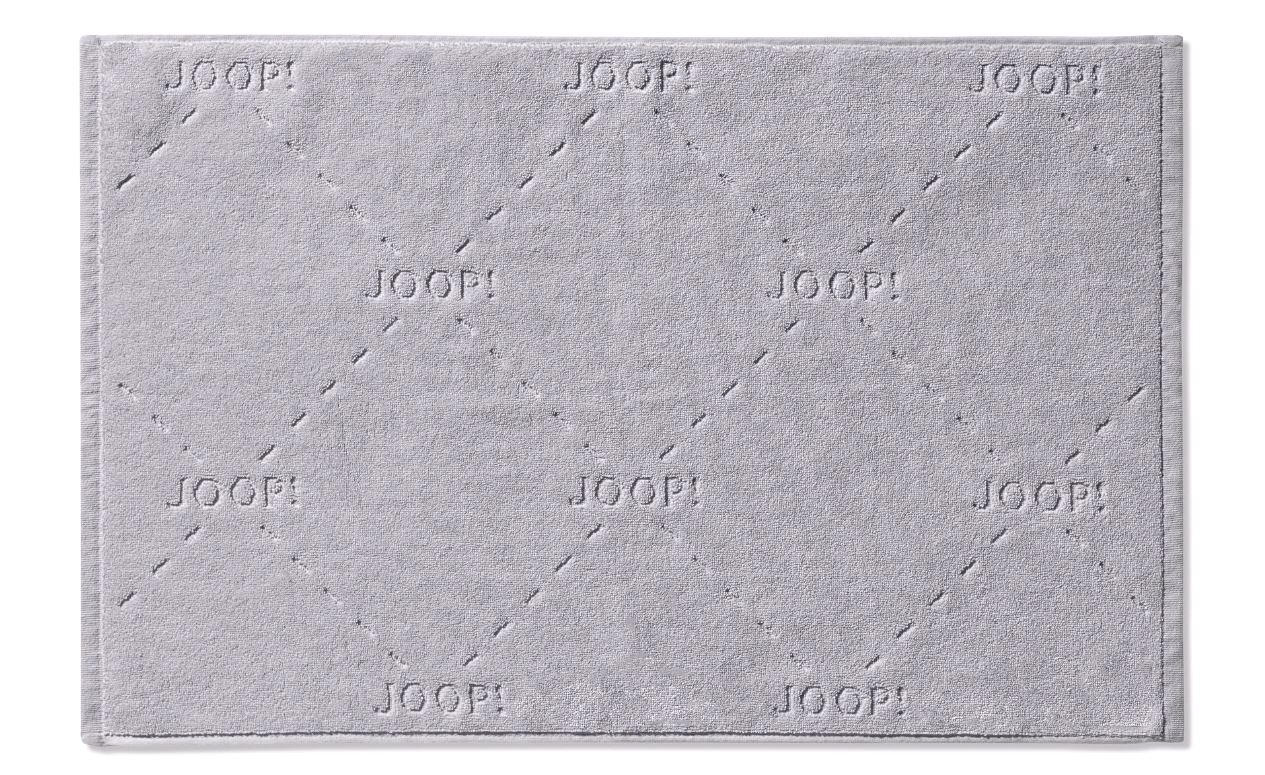 BADTEPPICH Silberfarben, Hellgrau 45/65 cm  - Silberfarben/Hellgrau, Design, Textil (45/65cm) - Joop!