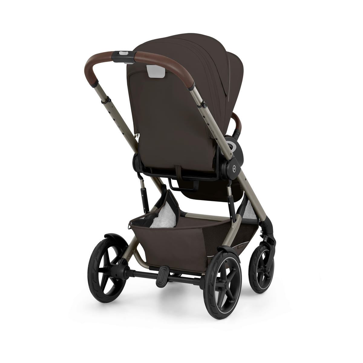 KINDERWAGEN Talos S TPE inkl. Fold-Carrycot  - Taupe/Dunkelbraun, Basics, Textil/Metall (93/60/115cm) - cybex GOLD