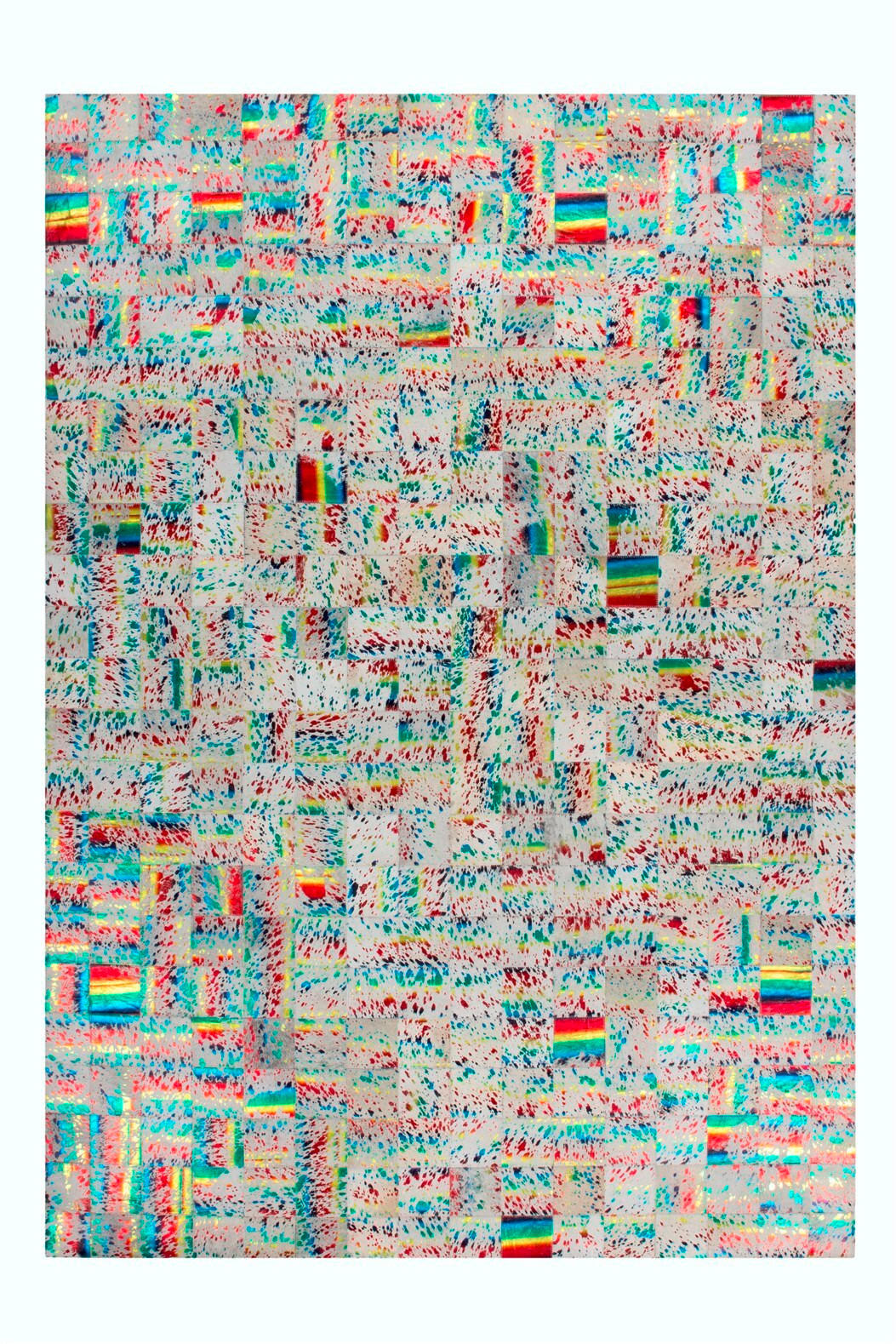 FLACHWEBETEPPICH 120/170 cm Beige, Multicolor  - Beige/Multicolor, Design, Leder/Textil (120/170cm) - Novel
