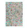 FLACHWEBETEPPICH 80/150 cm Multicolor, Beige  - Beige/Multicolor, Design, Leder/Textil (80/150cm) - Novel
