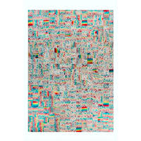 FLACHWEBETEPPICH 120/170 cm Multicolor, Beige  - Beige/Multicolor, Design, Leder/Textil (120/170cm) - Novel