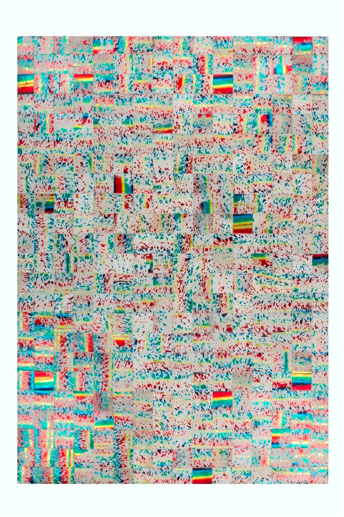 FLACHWEBETEPPICH 120/170 cm Multicolor, Beige  - Beige/Multicolor, Design, Leder/Textil (120/170cm) - Novel
