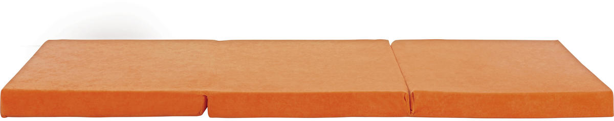SKLADACÍ MATRAC, 65/185 cm - oranžová, Basics, textil (65/185cm) - Carryhome