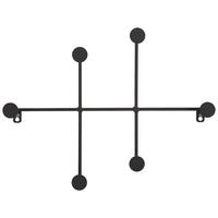 STENSKI OBEŠALNIK - črna, Trend, kovina (41/31/5cm) - Landscape