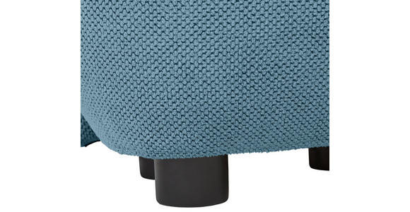 ECKSOFA Blau Webstoff  - Blau/Schwarz, MODERN, Kunststoff/Textil (265/175cm) - Carryhome