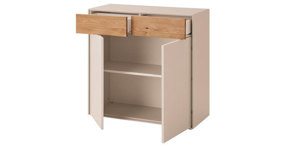 SIDEBOARD Sandfarben, Wildeiche  90/86/39 cm  - Sandfarben/Wildeiche, Design, Holz/Holzwerkstoff (90/86/39cm) - Dieter Knoll