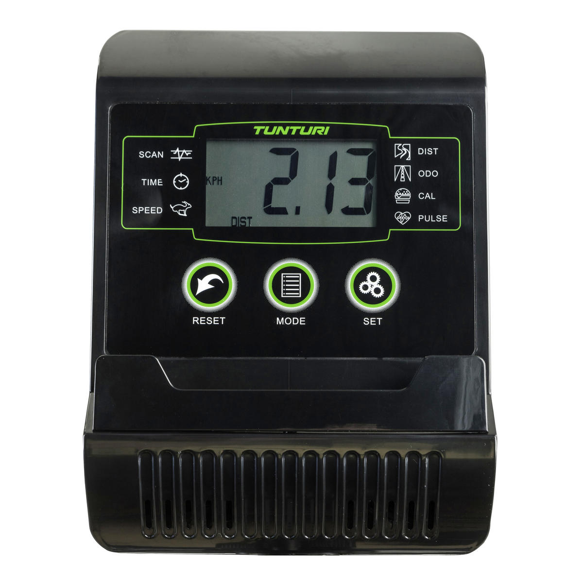 CROSSTRAINER - Schwarz/Grau, MODERN, Kunststoff/Metall (60/163/124cm) - Tunturi