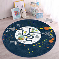 KINDERTEPPICH 120/120 cm Multicolor rund  - Multicolor, Basics, Textil (120/120cm)