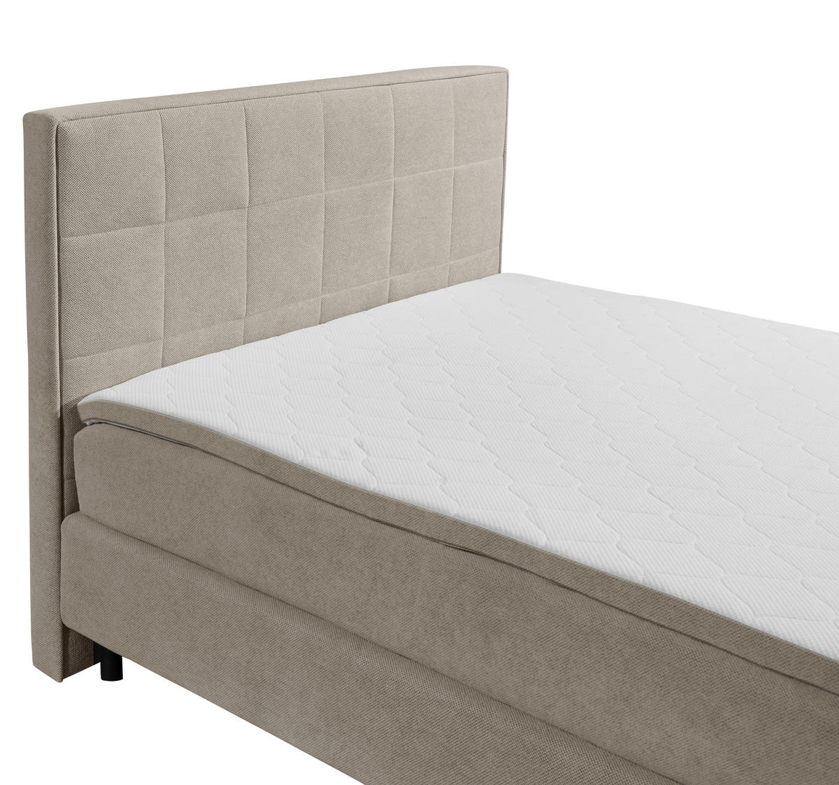 BOXBETT 140/200 cm  in Sandfarben  - Sandfarben, Modern, Holzwerkstoff/Kunststoff (140/200cm) - MID.YOU