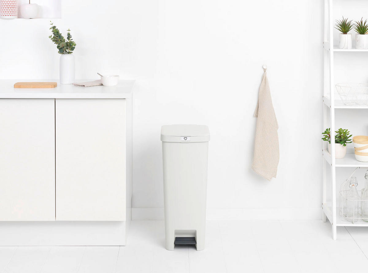 KOŠ ZA OTPAD  40 l   - svijetlo siva, Basics, plastika (28/66.6/35.2cm) - Brabantia