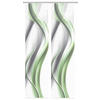 FLÄCHENVORHANG  2 Stück  halbtransparent  60/260 cm   - Weiß/Grau, Design, Textil (60/260cm)