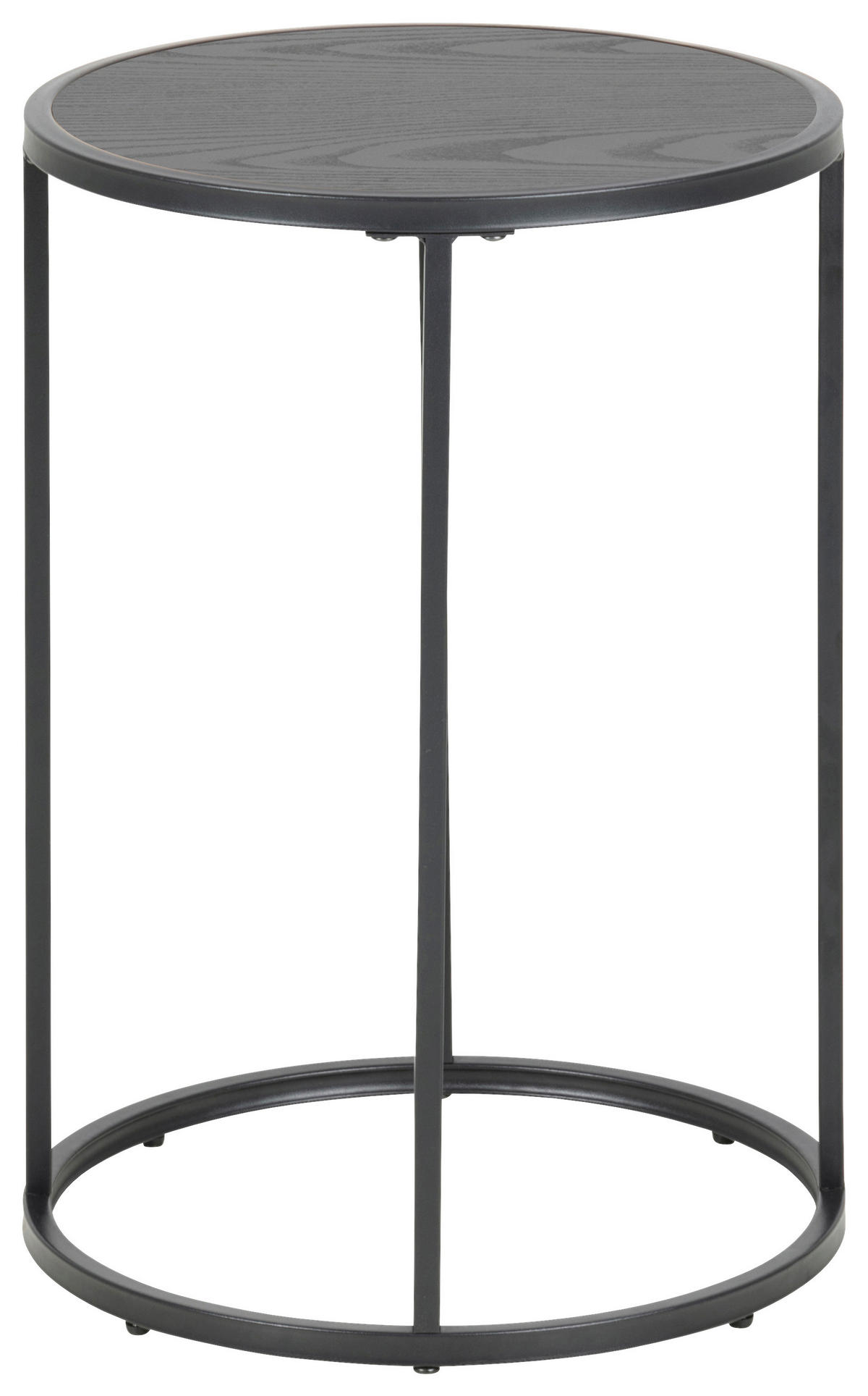 ODKLÁDACÍ STOLEK, černá, kompozitní dřevo, 40/40/55 cm - černá, Trend, kov/kompozitní dřevo (40/40/55cm)