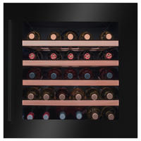 WEINKÜHLSCHRANK WK341210S  - Schwarz, Basics, Glas/Metall (59/59,5/54,5cm) - Amica