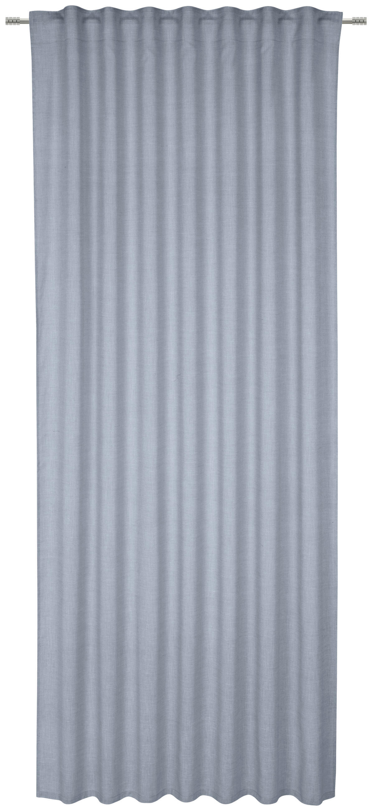 HOTOVÝ ZÁVES, polopriehľadné, 140/245 cm - modrá, Basics, textil (140/245cm) - Esposa
