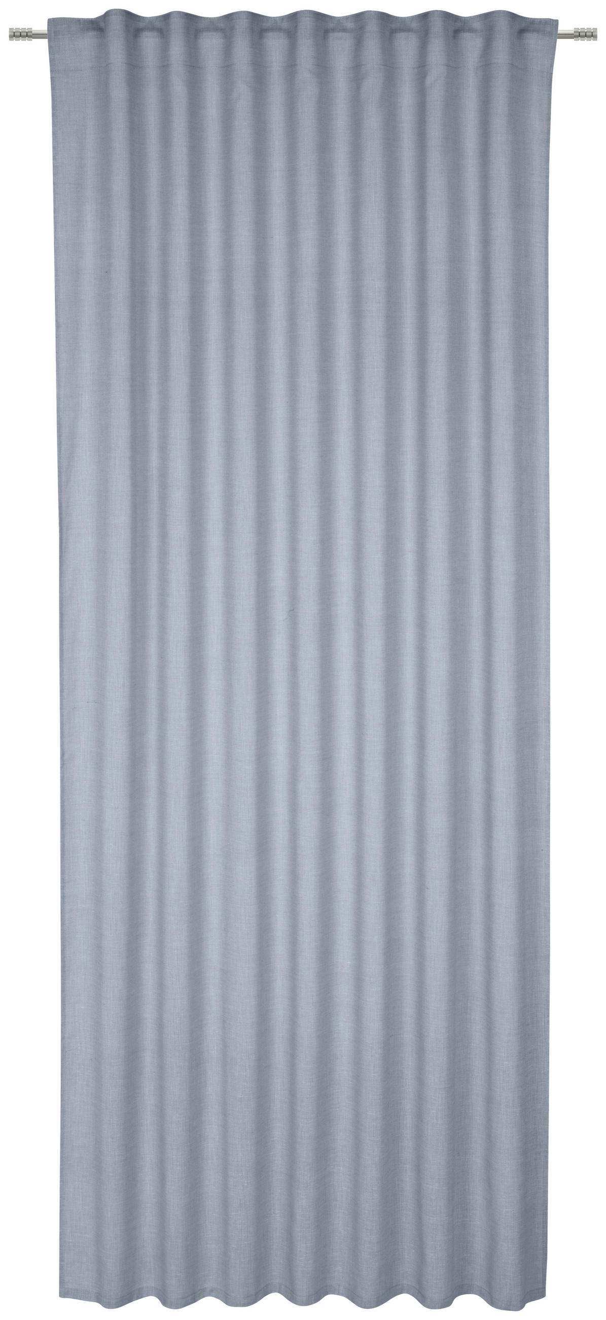 FERTIGVORHANG halbtransparent  - Blau, Basics, Textil (140/245cm) - Esposa