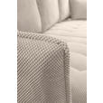 ECKSOFA Creme Chenille  - Creme/Schwarz, KONVENTIONELL, Holz/Textil (160/290cm) - Carryhome