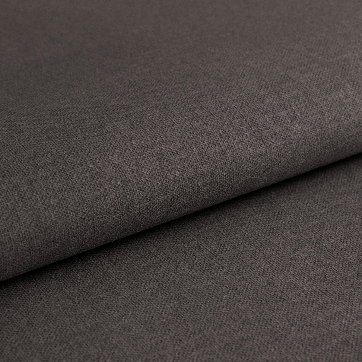 HOCKER Chenille Graubraun  - Chromfarben/Graubraun, KONVENTIONELL, Textil/Metall (108/46/108cm) - Livetastic
