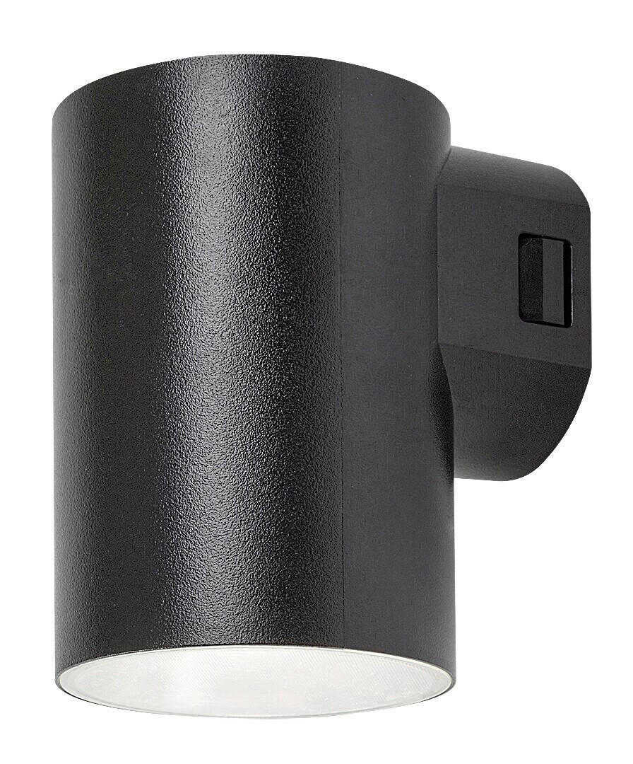 VONKAJŠIE LED SVIETIDLO  - čierna/biela, Basics, plast (11,5/7,5/10cm)