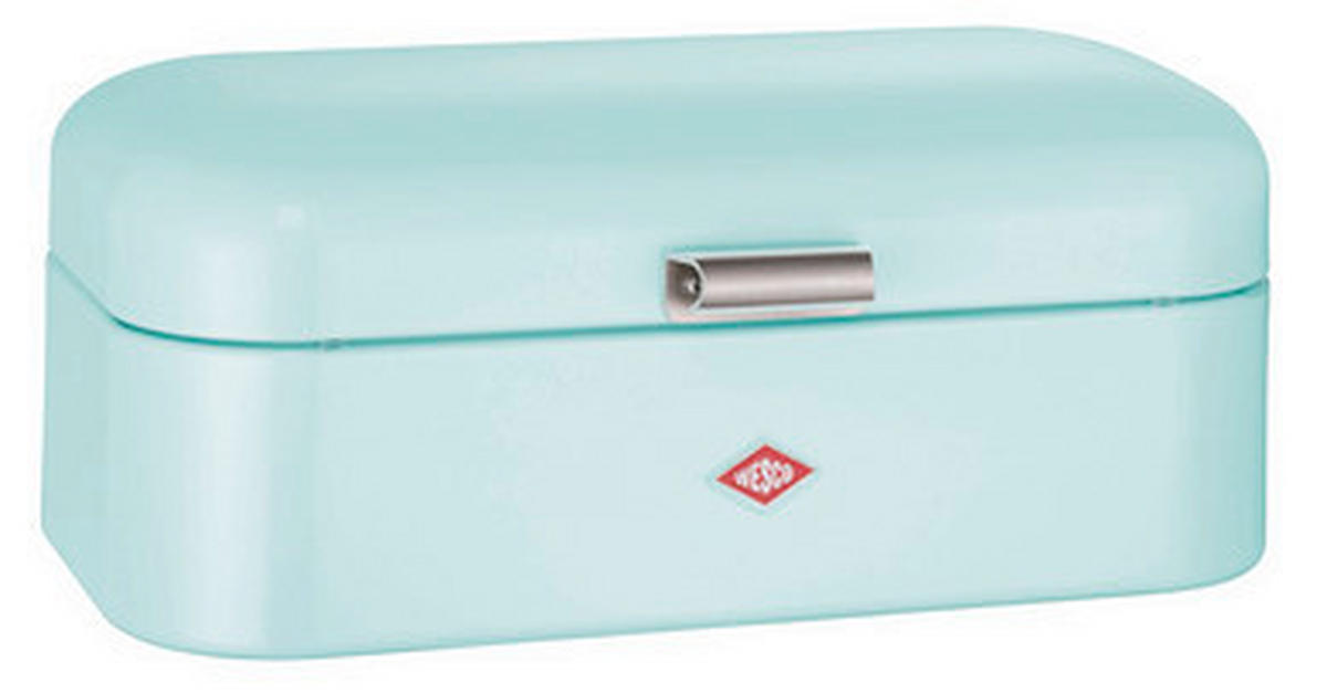 BROTKASTEN - Mintgrün, KONVENTIONELL, Metall (42/23/17cm) - Wesco