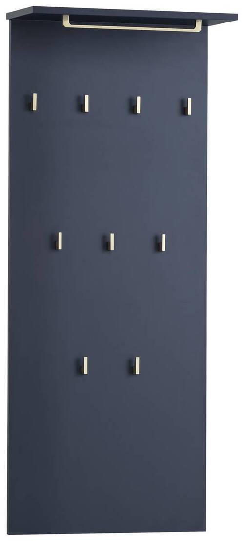 GARDEROBENPANEEL  in 50/110,6/20,9 cm  - Blau, Holzwerkstoff (50/110,6/20,9cm) - MID.YOU