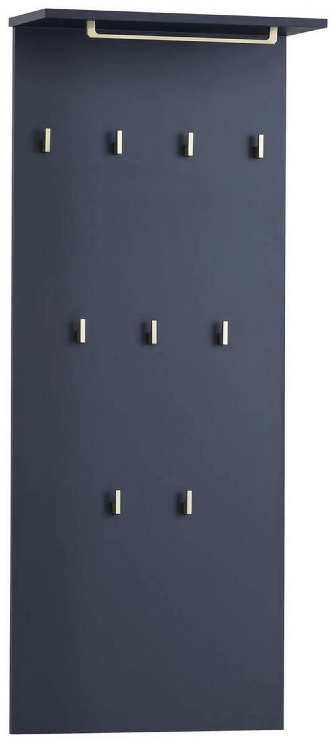 GARDEROBENPANEEL  in 50/110,6/20,9 cm  - Blau, Holzwerkstoff (50/110,6/20,9cm) - MID.YOU