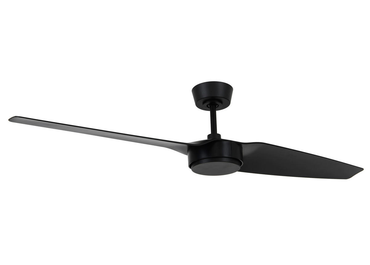 DECKENVENTILATOR     - Schwarz, Basics, Kunststoff (137/27/137cm)