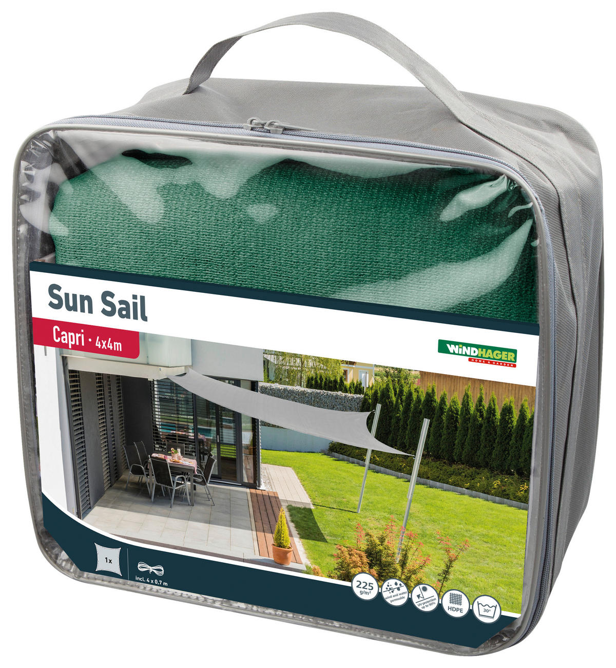 ZAHRADNÍ PLACHTA PROTI SLUNCI 400/400 cm - Basics (400/400cm)